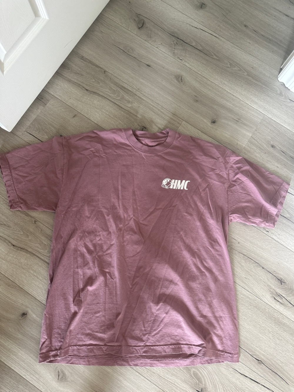 HMC Short Sleeve Crewneck T-Shirt in Mauve Pink
